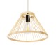 GloboStar® TYGEE 01930 Boho Κρεμαστό Φωτιστικό Πλέγμα Μονόφωτο 1 x E27 IP20 Μπεζ Ξύλο - Μ35 x Π35 x Υ22cm GloboStar® TYGEE 01930 Boho Κρεμαστό Φωτιστικό Πλέγμα Μονόφωτο 1 x E27 IP20 Μπεζ Ξύλο - Μ35 x Π35 x Υ22cm