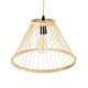 GloboStar® TYGEE 01930 Boho Κρεμαστό Φωτιστικό Πλέγμα Μονόφωτο 1 x E27 IP20 Μπεζ Ξύλο - Μ35 x Π35 x Υ22cm GloboStar® TYGEE 01930 Boho Κρεμαστό Φωτιστικό Πλέγμα Μονόφωτο 1 x E27 IP20 Μπεζ Ξύλο - Μ35 x Π35 x Υ22cm