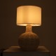 GloboStar® HASUMI 01959 Boho Επιτραπέζιο Φωτιστικό Πορτατίφ Μονόφωτο 1 x E27 IP20 Μπεζ Ξύλο με Λευκό Ύφασμα - Μ30 x Π30 x Υ50cm GloboStar® HASUMI 01959 Boho Επιτραπέζιο Φωτιστικό Πορτατίφ Μονόφωτο 1 x E27 AC220-240V IP20 - Φ30 x Υ50cm - Μπεζ Ξύλινο Ρατάν Πλέγμα με Λευκό Καπέλο