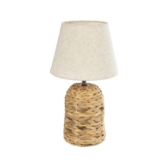 GloboStar® HOLOKAI 01960 Boho Επιτραπέζιο Φωτιστικό Πορτατίφ Μονόφωτο 1 x E27 AC220-240V IP20 - Φ23 x Υ40cm - Μπεζ Φυσική Ράφια Άχυρο Πλέγμα με Μπεζ Καπέλο GloboStar® HOLOKAI 01960 Boho Επιτραπέζιο Φωτιστικό Πορτατίφ Μονόφωτο 1 x E27 AC220-240V IP20 - Φ23 x Υ40cm - Μπεζ Φυσική Ράφια Άχυρο Πλέγμα με Μπεζ Καπέλο