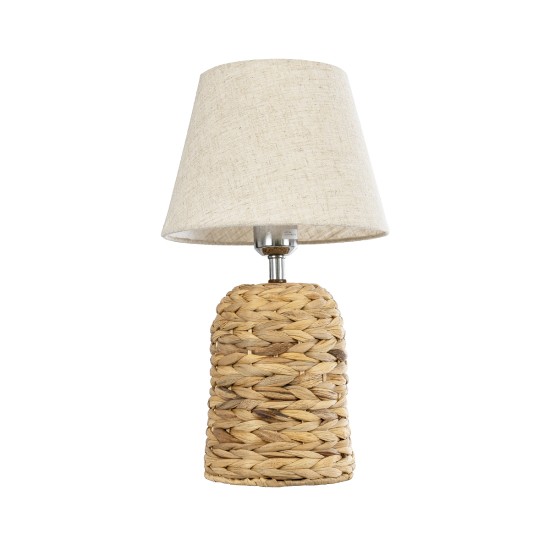 GloboStar® HOLOKAI 01960 Boho Επιτραπέζιο Φωτιστικό Πορτατίφ Μονόφωτο 1 x E27 AC220-240V IP20 - Φ23 x Υ40cm - Μπεζ Φυσική Ράφια Άχυρο Πλέγμα με Μπεζ Καπέλο GloboStar® HOLOKAI 01960 Boho Επιτραπέζιο Φωτιστικό Πορτατίφ Μονόφωτο 1 x E27 AC220-240V IP20 - Φ23 x Υ40cm - Μπεζ Φυσική Ράφια Άχυρο Πλέγμα με Μπεζ Καπέλο