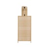 GLOBOSTAR® KOMO 01976 Boho Φωτιστικό Τοίχου - Απλίκα με Ντουί 1 x E27 AC 220-240V IP20 - Μπεζ - Μ20 x Π30 x Υ60cm