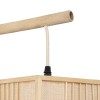 GLOBOSTAR® KOMO 01976 Boho Φωτιστικό Τοίχου - Απλίκα με Ντουί 1 x E27 AC 220-240V IP20 - Μπεζ - Μ20 x Π30 x Υ60cm