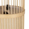 GLOBOSTAR® TULUM 01978 Boho Φωτιστικό Τοίχου - Απλίκα με Ντουί 1 x E27 AC 220-240V IP20 - Μπεζ - Μ16 x Π26.5 x Υ47cm