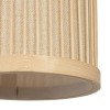 GLOBOSTAR® TULUM 01978 Boho Φωτιστικό Τοίχου - Απλίκα με Ντουί 1 x E27 AC 220-240V IP20 - Μπεζ - Μ16 x Π26.5 x Υ47cm