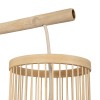 GLOBOSTAR® TULUM 01978 Boho Φωτιστικό Τοίχου - Απλίκα με Ντουί 1 x E27 AC 220-240V IP20 - Μπεζ - Μ16 x Π26.5 x Υ47cm