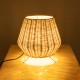 GLOBOSTAR® BOLSON 02010 Boho Επιδαπέδιο Φωτιστικό με Ντουί 1 x E27 AC 220-240V IP20 - Μπεζ & Λευκό - Μ30 x Π30 x Υ30cm