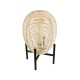 GloboStar® NERINA 02014 Boho Επιτραπέζιο Φωτιστικό Πορτατίφ Μονόφωτο 1 x E27 IP20 Μαύρο Μέταλλο με Μπεζ Ξύλο - Μ30 x Π30 x Υ50cm GloboStar® NERINA 02014 Boho Επιτραπέζιο Φωτιστικό Πορτατίφ Μονόφωτο 1 x E27 AC220-240V IP20 - Φ30 x Υ50cm - Μαύρο Μεταλλικό με Μπεζ Ρατάν Καπέλο Πλέγμα