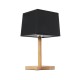 GloboStar® KOLIPE 02039 Μοντέρνο Επιτραπέζιο Φωτιστικό Πορτατίφ Μονόφωτο 1 x E27 IP20 Μπεζ Ξύλο με Μαύρο Ύφασμα - Μ20 x Π20 x Υ38cm GloboStar® KOLIPE 02039 Μοντέρνο Επιτραπέζιο Φωτιστικό Μονόφωτο 1 x E27 AC220-240V IP20 - Μ20 x Π20 x Υ38cm - Μπεζ Ξύλινη Βάση με Μαύρο Πλεκτό Καπέλο