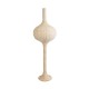 GloboStar® ALADDIN 02051 Boho Επιδαπέδιο Φωτιστικό Μονόφωτο 1 x E27 IP20 Μπεζ Ξύλο - Μ50 x Π50 x Υ150cm