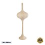 GLOBOSTAR® ALADDIN 02052 Boho Επιδαπέδιο Φωτιστικό με Ντουί 1 x E27 AC 220-240V IP20 - Μπεζ - Μ60 x Π60 x Υ180cm