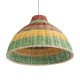 GloboStar® CABALLEROS 02053 Boho Κρεμαστό Φωτιστικό Καμπάνα Μονόφωτο 1 x E27 IP20 Πολύχρωμο Ξύλο - Μ40 x Π40 x Υ27cm GloboStar® CABALLEROS 02053 Boho Κρεμαστό Φωτιστικό Καμπάνα Μονόφωτο 1 x E27 IP20 Πολύχρωμο Ξύλο - Μ40 x Π40 x Υ27cm