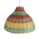 GloboStar® CABALLEROS 02053 Boho Κρεμαστό Φωτιστικό Καμπάνα Μονόφωτο 1 x E27 IP20 Πολύχρωμο Ξύλο - Μ40 x Π40 x Υ27cm GloboStar® CABALLEROS 02053 Boho Κρεμαστό Φωτιστικό Καμπάνα Μονόφωτο 1 x E27 IP20 Πολύχρωμο Ξύλο - Μ40 x Π40 x Υ27cm