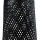 GloboStar® MAMIZU 02110 Boho Επιδαπέδιο Φωτιστικό Μονόφωτο 1 x E27 IP20 Μαύρο Ξύλο - Μ28 x Π28 x Υ93cm