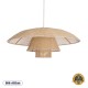 GloboStar® ZORA 02139 Boho Κρεμαστό Φωτιστικό Καμπάνα Μονόφωτο 1 x E27 IP20 Μπεζ Ύφασμα - Μ80 x Π80 x Υ32cm GloboStar® ZORA 02139 Boho Κρεμαστό Φωτιστικό Καμπάνα Μονόφωτο 1 x E27 IP20 Μπεζ Ύφασμα - Μ80 x Π80 x Υ32cm