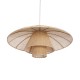 GloboStar® ZORA 02139 Boho Κρεμαστό Φωτιστικό Καμπάνα Μονόφωτο 1 x E27 IP20 Μπεζ Ύφασμα - Μ80 x Π80 x Υ32cm GloboStar® ZORA 02139 Boho Κρεμαστό Φωτιστικό Καμπάνα Μονόφωτο 1 x E27 IP20 Μπεζ Ύφασμα - Μ80 x Π80 x Υ32cm