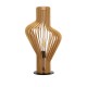GloboStar® MIHIRO 02176 Boho Επιτραπέζιο Φωτιστικό Πορτατίφ Μονόφωτο 1 x E27 IP20 Καφέ Ξύλο με Μαύρο Μέταλλο - Μ33 x Π33 x Υ57cm GloboStar® MIHIRO 02176 Boho Επιτραπέζιο Φωτιστικό Μονόφωτο 1 x E27 AC220-240V IP20 - Φ33 x Υ57cm - Καφέ Ξύλινο με Μαύρη Μεταλλική Βάση Πλέγμα