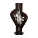 GloboStar® MIHIRO 02177 Boho Επιτραπέζιο Φωτιστικό Πορτατίφ Μονόφωτο 1 x E27 IP20 Καφέ Ξύλο με Μαύρο Μέταλλο - Μ33 x Π33 x Υ57cm GloboStar® MIHIRO 02177 Boho Επιτραπέζιο Φωτιστικό Μονόφωτο 1 x E27 AC220-240V IP20 - Φ33 x Υ57cm - Καφέ Σκούρο Ξύλινο με Μαύρη Μεταλλική Βάση Πλέγμα
