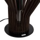 GloboStar® MIHIRO 02177 Boho Επιτραπέζιο Φωτιστικό Πορτατίφ Μονόφωτο 1 x E27 IP20 Καφέ Ξύλο με Μαύρο Μέταλλο - Μ33 x Π33 x Υ57cm GloboStar® MIHIRO 02177 Boho Επιτραπέζιο Φωτιστικό Μονόφωτο 1 x E27 AC220-240V IP20 - Φ33 x Υ57cm - Καφέ Σκούρο Ξύλινο με Μαύρη Μεταλλική Βάση Πλέγμα