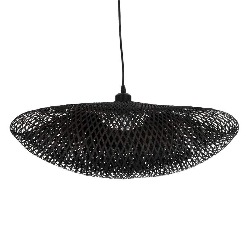 GLOBOSTAR® MEXICO 02201 Boho Κρεμαστό Φωτιστικό Οροφής με Ντουί 1 x E27 AC 220-240V IP20 - Μαύρο - Μ65 x Π45 x Υ18cm