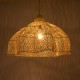 GloboStar® ADEJE 02211 Boho Κρεμαστό Φωτιστικό Πλέγμα Μονόφωτο 1 x E27 IP20 Μπεζ Ξύλο - Μ80 x Π80 x Υ55cm GloboStar® ADEJE 02211 Boho Κρεμαστό Φωτιστικό Πλέγμα Μονόφωτο 1 x E27 IP20 Μπεζ Ξύλο - Μ80 x Π80 x Υ55cm