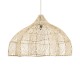 GloboStar® ADEJE 02211 Boho Κρεμαστό Φωτιστικό Πλέγμα Μονόφωτο 1 x E27 IP20 Μπεζ Ξύλο - Μ80 x Π80 x Υ55cm GloboStar® ADEJE 02211 Boho Κρεμαστό Φωτιστικό Πλέγμα Μονόφωτο 1 x E27 IP20 Μπεζ Ξύλο - Μ80 x Π80 x Υ55cm