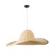 GloboStar® ESPARGOS 02214 Boho Κρεμαστό Φωτιστικό Πλέγμα Μονόφωτο 1 x E27 IP20 Μπεζ Ξύλο - Μ70 x Π70 x Υ35cm GloboStar® ESPARGOS 02214 Boho Κρεμαστό Φωτιστικό Πλέγμα Μονόφωτο 1 x E27 IP20 Μπεζ Ξύλο - Μ70 x Π70 x Υ35cm
