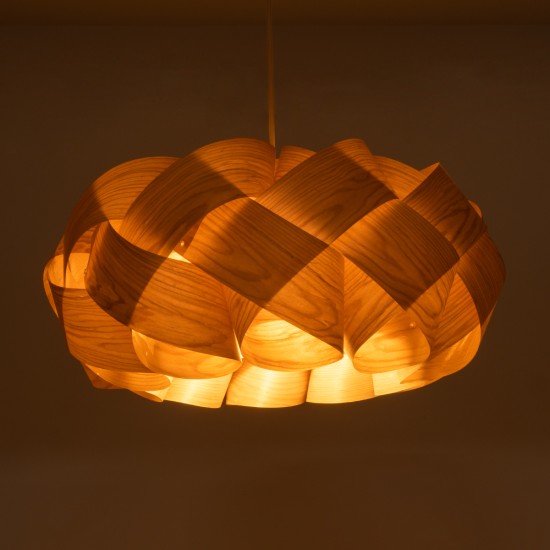 GloboStar® SARDIGNA 02218 Boho Κρεμαστό Φωτιστικό Πλέγμα Μονόφωτο 1 x E27 IP20 Καφέ Ξύλο - Μ60 x Π60 x Υ30cm GloboStar® SARDIGNA 02218 Boho Κρεμαστό Φωτιστικό Πλέγμα Μονόφωτο 1 x E27 IP20 Καφέ Ξύλο - Μ60 x Π60 x Υ30cm