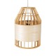 GloboStar® GALIA 02219 Boho Κρεμαστό Φωτιστικό Πλέγμα Μονόφωτο 1 x E27 IP20 Μπεζ & Καφέ Ξύλο - Μ30 x Π30 x Υ40cm GloboStar® GALIA 02219 Boho Κρεμαστό Φωτιστικό Πλέγμα Μονόφωτο 1 x E27 IP20 Μπεζ & Καφέ Ξύλο - Μ30 x Π30 x Υ40cm