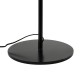 GloboStar® MARIGOLD 02227 Μοντέρνο Επιτραπέζιο Φωτιστικό Τρίφωτο 3 x E27 AC220-240V IP20 - Φ36 x Υ70cm - Μαύρο Μεταλλικό με Λευκό Μπεζ Καπέλο