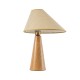 GloboStar® KAUAI 02229 Boho Επιτραπέζιο Φωτιστικό Πορτατίφ Μονόφωτο 1 x E27 IP20 Μπεζ Ξύλο με Μπεζ Ύφασμα - Μ38 x Π30 x Υ48cm GloboStar® KAUAI 02229 Μοντέρνο Επιτραπέζιο Φωτιστικό Μονόφωτο 1 x E27 AC220-240V IP20 - Μ38 x Π30 x Υ48cm - Μπεζ Ξύλινο Καμπάνα