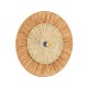GloboStar® COLOMBO 02278 Boho Επιτοίχιο Φωτιστικό Απλίκα Μονόφωτο 1 x E27 IP20 Μπεζ Ράφια - Μ40 x Π40 x Υ9cm GloboStar® COLOMBO 02278 Boho Επιτοίχιο Φωτιστικό Απλίκα Μονόφωτο 1 x E27 IP20 Μπεζ Ράφια - Μ40 x Π40 x Υ9cm