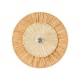 GloboStar® COLOMBO 02278 Boho Επιτοίχιο Φωτιστικό Απλίκα Μονόφωτο 1 x E27 IP20 Μπεζ Ράφια - Μ40 x Π40 x Υ9cm GloboStar® COLOMBO 02278 Boho Επιτοίχιο Φωτιστικό Απλίκα Μονόφωτο 1 x E27 IP20 Μπεζ Ράφια - Μ40 x Π40 x Υ9cm