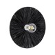 GloboStar® COLOMBO 02279 Boho Επιτοίχιο Φωτιστικό Απλίκα Μονόφωτο 1 x E27 IP20 Μαύρη Ράφια - Μ40 x Π40 x Υ9cm GloboStar® COLOMBO 02279 Boho Επιτοίχιο Φωτιστικό Απλίκα Μονόφωτο 1 x E27 IP20 Μαύρη Ράφια - Μ40 x Π40 x Υ9cm