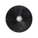 GloboStar® COLOMBO 02279 Boho Επιτοίχιο Φωτιστικό Απλίκα Μονόφωτο 1 x E27 IP20 Μαύρη Ράφια - Μ40 x Π40 x Υ9cm GloboStar® COLOMBO 02279 Boho Επιτοίχιο Φωτιστικό Απλίκα Μονόφωτο 1 x E27 IP20 Μαύρη Ράφια - Μ40 x Π40 x Υ9cm