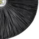 GloboStar® COLOMBO 02279 Boho Επιτοίχιο Φωτιστικό Απλίκα Μονόφωτο 1 x E27 IP20 Μαύρη Ράφια - Μ40 x Π40 x Υ9cm GloboStar® COLOMBO 02279 Boho Επιτοίχιο Φωτιστικό Απλίκα Μονόφωτο 1 x E27 IP20 Μαύρη Ράφια - Μ40 x Π40 x Υ9cm