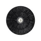 GloboStar® COLOMBO 02280 Boho Επιτοίχιο Φωτιστικό Απλίκα Μονόφωτο 1 x E27 IP20 Μαύρη Ράφια - Μ40 x Π40 x Υ9cm GloboStar® COLOMBO 02280 Boho Επιτοίχιο Φωτιστικό Απλίκα Μονόφωτο 1 x E27 IP20 Μαύρη Ράφια - Μ40 x Π40 x Υ9cm