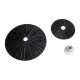 GloboStar® COLOMBO 02280 Boho Επιτοίχιο Φωτιστικό Απλίκα Μονόφωτο 1 x E27 IP20 Μαύρη Ράφια - Μ40 x Π40 x Υ9cm GloboStar® COLOMBO 02280 Boho Επιτοίχιο Φωτιστικό Απλίκα Μονόφωτο 1 x E27 IP20 Μαύρη Ράφια - Μ40 x Π40 x Υ9cm