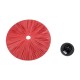 GloboStar® COLOMBO 02281 Boho Επιτοίχιο Φωτιστικό Απλίκα Μονόφωτο 1 x E27 IP20 Κόκκινη Ράφια - Μ40 x Π40 x Υ9cm GloboStar® COLOMBO 02281 Boho Επιτοίχιο Φωτιστικό Απλίκα Μονόφωτο 1 x E27 IP20 Κόκκινη Ράφια - Μ40 x Π40 x Υ9cm