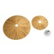GloboStar® COLOMBO 02284 Boho Επιτοίχιο Φωτιστικό Απλίκα Μονόφωτο 1 x E27 IP20 Μπεζ Ράφια - Μ40 x Π40 x Υ9cm GloboStar® COLOMBO 02284 Boho Επιτοίχιο Φωτιστικό Απλίκα Μονόφωτο 1 x E27 IP20 Μπεζ Ράφια - Μ40 x Π40 x Υ9cm