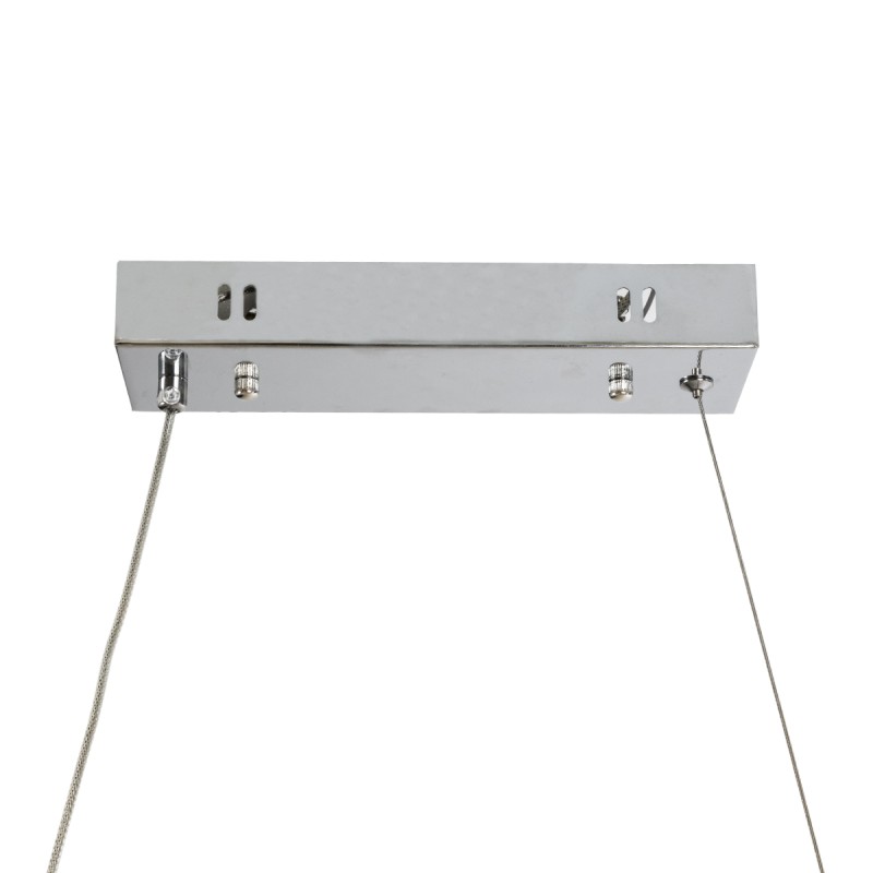 GloboStar® NANI 02285 Μοντέρνο Κρεμαστό Φωτιστικό Πλέγμα LED 36W 2880lm 120° AC 220-240V IP20 Φυσικό Λευκό 4500K Μπεζ Ξύλο - Μ48 x Π48 x Υ18cm - 2 Xρόνια Εγγύηση