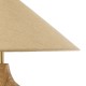 GloboStar® LAFRONTERA 02313 Boho Επιτραπέζιο Φωτιστικό Πορτατίφ Μονόφωτο 1 x E27 IP20 Μπεζ Ξύλο με Μπεζ Ύφασμα - Μ50 x Μ50 x Υ60cm GloboStar® LAFRONTERA 02313 Boho Επιτραπέζιο Φωτιστικό Μονόφωτο 1 x E27 AC220-240V IP20 - Φ50 x Υ60cm - Μπεζ Ξύλινο Καμπάνα