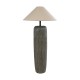 GloboStar® OLIANA 02315 Boho Επιδαπέδιο Φωτιστικό Μονόφωτο 1 x E27 IP20 Γκρι Κεραμικό με Μπεζ Ύφασμα - Μ55 x Π55 x Υ110cm GloboStar® OLIANA 02315 Boho Επιδαπέδιο Φωτιστικό Μονόφωτο 1 x E27 IP20 Γκρι Κεραμικό με Μπεζ Ύφασμα - Μ55 x Π55 x Υ110cm