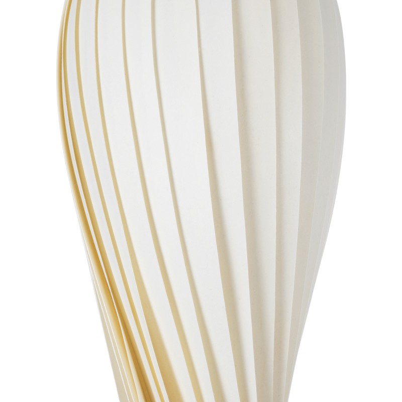 GloboStar® PRAIA 02316 Μοντέρνο Κρεμαστό Φωτιστικό Πλέγμα Δίφωτο 2 x E27 IP20 Μπεζ & Λευκό Ξύλο - Μ25 x Π25 x Υ112cm