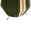 GLOBOSTAR® SALERNO 02332 Boho Επιδαπέδιο Φωτιστικό με Ντουί 1 x E27 AC 220-240V IP20 - Σκούρο Πράσινο & Μπεζ - Μ50 x Π50 x Υ70cm