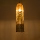 GloboStar® WAIKIKI 02350 Boho Κρεμαστό Φωτιστικό Πλέγμα Μονόφωτο 1 x E27 IP20 Μπεζ Ξύλο - Μ20 x Π20 x Υ80cm GloboStar® WAIKIKI 02350 Boho Κρεμαστό Φωτιστικό Πλέγμα Μονόφωτο 1 x E27 IP20 Μπεζ Ξύλο - Μ20 x Π20 x Υ80cm