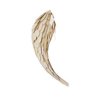 GLOBOSTAR® GOURAMI 02358 Boho Φωτιστικό Τοίχου - Απλίκα με Ντουί 1 x E27 AC 220-240V IP20 - Μπεζ - Μ64 x Π21 x Υ16cm