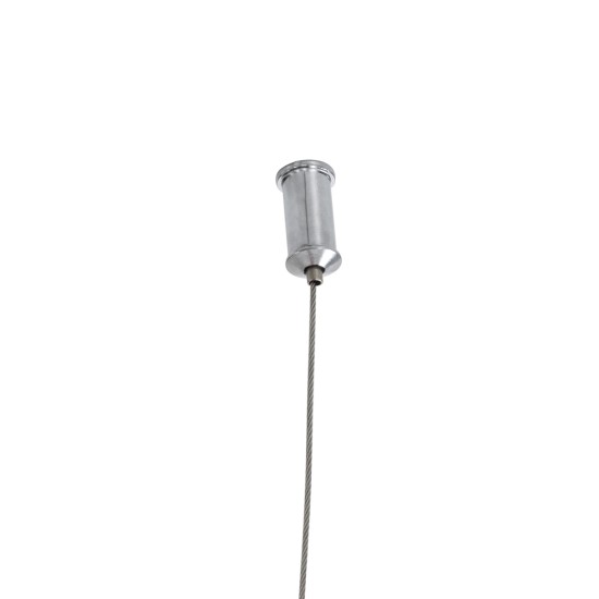 GLOBOSTAR® GOURAMI 02360 Μοντέρνο Κρεμαστό Φωτιστικό Οροφής με Ντουί 1 x E27 AC 220-240V IP20 - Κόκκινο - Μ70 x Π40 x Υ27cm