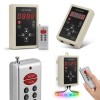 Ασύρματος LED Digital RGB Controller με Χειριστήριο RF για LED Digital RGB Προϊόντα 5v - 12v - 24v 1024 IC - 2048 IC GloboStar 04036