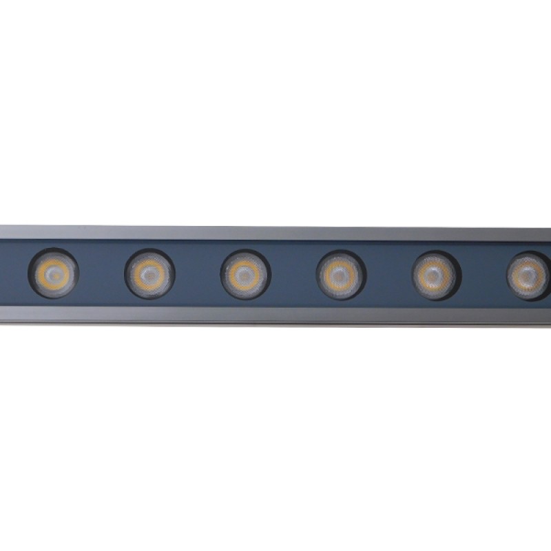 LED Wall Washer Αρχιτεκτονικού Φωτισμού 100cm GENIUS 24W CREE 24v 3360lm Δέσμης 10-30° Μοιρών Αδιάβροχο IP66 Θερμό Λευκό 3000k GloboStar 05102